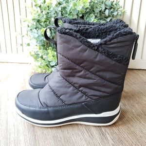Merrell Black Snowcreek Sport Mid Zip Polar Waterproof Women's US 6